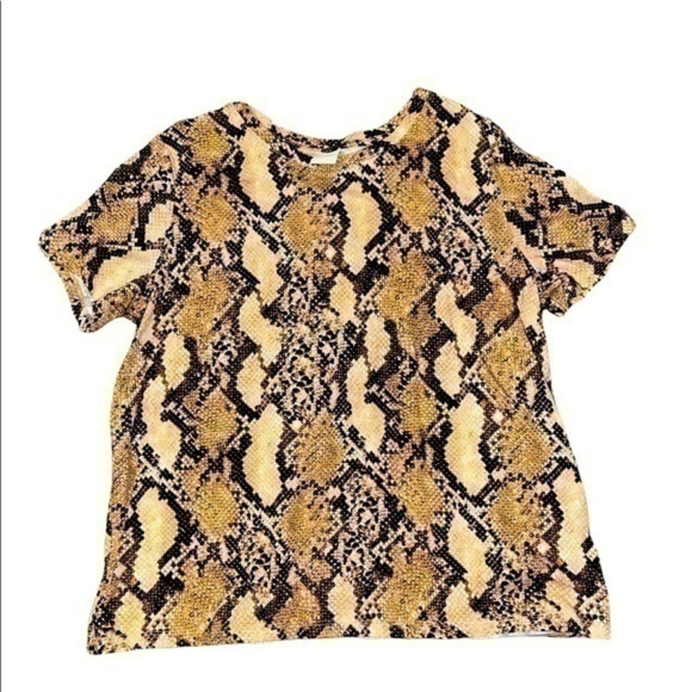 Snake print HM shirt size L